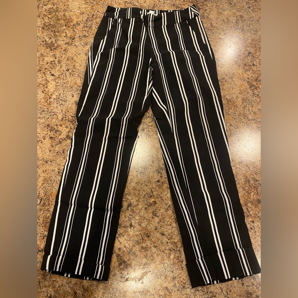 Black and white pants